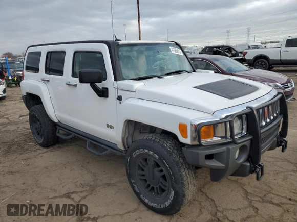 2007 Hummer H3 SUV with VIN 5GTDN13E678230050, listed as a Copart auction lot 41589475 with 232,248 mi miles and Clean Title. Bid and sale history available at DreamBid. Image 4.