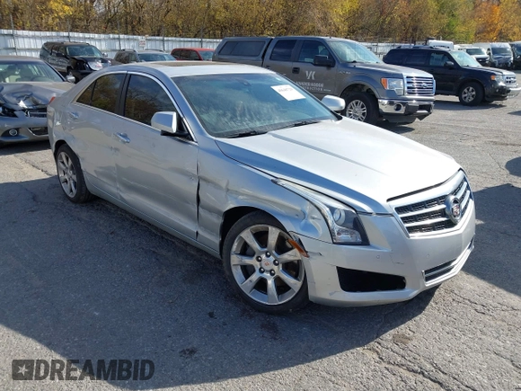 2013 Cadillac ATS Luxury with VIN 1G6AH5RX8D0169993, listed as a IAAI auction lot 40648720 with 116,460 mi miles and . Bid and sale history available at DreamBid. Image 1.