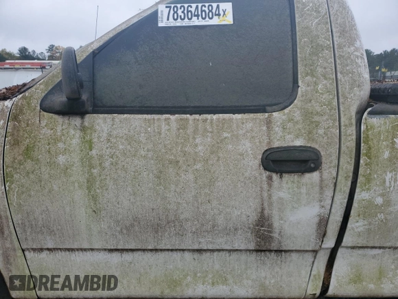 2000 Ford F-150 XL with VIN 2FTRF18W6YCB03366, listed as a Copart auction lot 78364684 with Not provided miles and Salvage title. Bid and sale history available at DreamBid. Image 8.