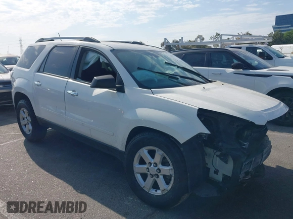 2013 GMC Acadia SLE with VIN 1GKKRNED5DJ200500, listed as a IAAI auction lot 40883535 with 1 mi miles. Bid and sale history available at carsss.com. Image 1.