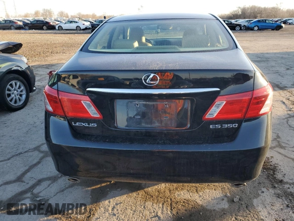 2009 Lexus ES 330 with VIN JTHBJ46G792295910, listed as a Copart auction lot 43849635 with 161,496 mi miles and Salvage Title. Bid and sale history available at DreamBid. Image 6.