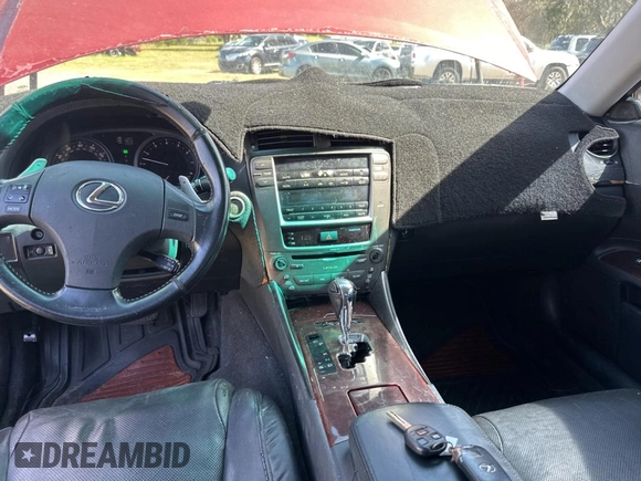 2006 Lexus IS 250 with VIN JTHCK262762007289, listed as a Copart auction lot 78904224 with 106,668 mi miles and Clean Title. Bid and sale history available at DreamBid. Image 9.