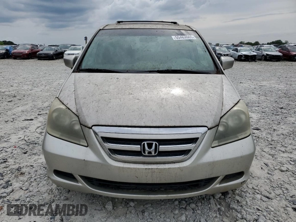 2006 Honda Odyssey EX-L с VIN 5FNRL38646B083497, выставлен на аукционе Copart как лот 55463565 с пробегом Не указан миль и Чистый • Clean title. История ставок и продаж доступна на DreamBid. Изображение 5.