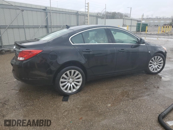 2011 Buick Regal CXL RL1 with VIN 2G4GN5EC0B9179175, listed as a Copart auction lot 87272024 with 107,780 mi miles and Salvage Title. Bid and sale history available at DreamBid. Image 3.