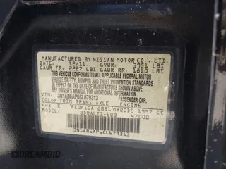 2012 Nissan Sentra SR with VIN 3N1AB6AP6CL679313, listed as a IAAI auction lot 42079645 with 122,707 mi miles and . Bid and sale history available at DreamBid. Image 9.