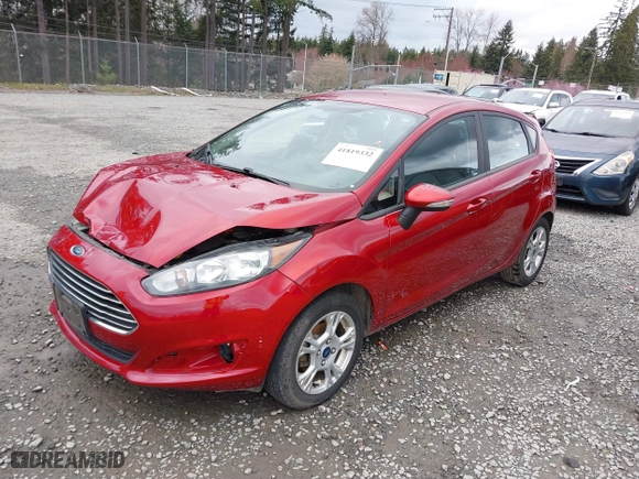 2016 Ford Fiesta SE with VIN 3FADP4EJ3GM198611, listed as a IAAI auction lot 41819332 with 122,700 mi miles. Bid and sale history available at carsss.com. Image 17.