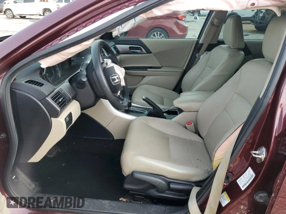 2014 Honda Accord LX with VIN 1HGCR2F31EA125026, listed as a Copart auction lot 52490515 with Not Provided miles and Salvage Title. Bid and sale history available at DreamBid. Image 7.