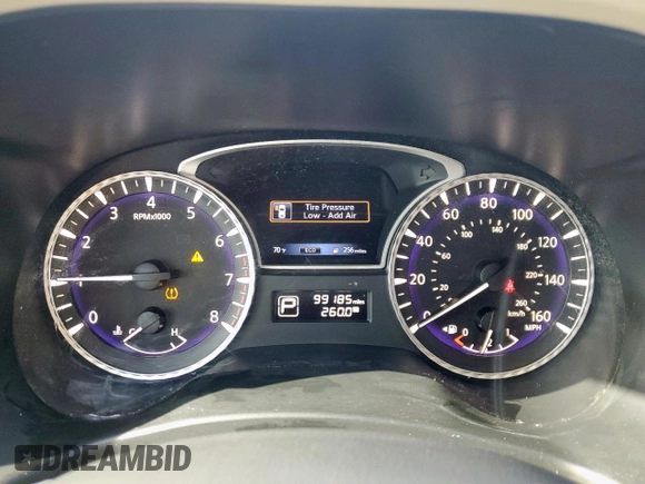 2019 Infiniti QX60 Pure with VIN 5N1DL0MN0KC504592, listed as a Copart auction lot 57896385 with 99,185 mi miles and Salvage title. Bid and sale history available at DreamBid. Image 9.