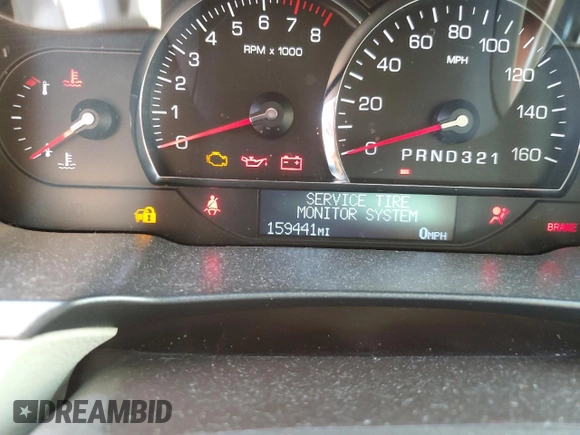2007 Cadillac DTS Performance with VIN 1G6KD57987U138020, listed as a Copart auction lot 70678514 with 159,441 mi miles and Salvage Title. Bid and sale history available at DreamBid. Image 9.