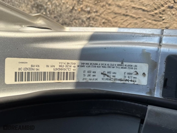 2008 Chrysler Sebring LX with VIN 1C3LC45KX8N624879, listed as a Copart auction lot 49342715 with 109,731 mi miles and Clean Title. Bid and sale history available at carsss.com. Image 10.