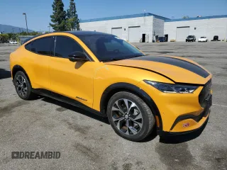 2022 Ford Mustang Mach-E Premium with VIN 3FMTK3SUXNMA45889, listed as a Copart auction lot 57605965 with 23,841 mi miles and Salvage title. Bid and sale history available at DreamBid. Image 4.