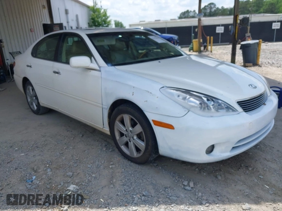 2005 Lexus ES 350 with VIN JTHBA30G955137144, listed as a IAAI auction lot 42170631 with 268,835 mi miles and . Bid and sale history available at DreamBid. Image 1.