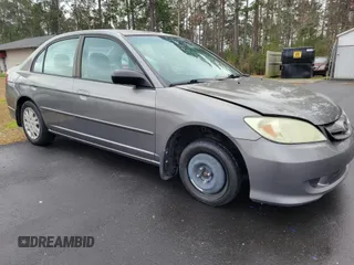 2005 Honda Civic LX z VIN 2HGES16505H585515, wystawiony jako IAAI lot #41746972 z przebiegiem 216 158 mil mil oraz . Historia ofert i sprzedaży dostępna na DreamBid. Obrazek 2.