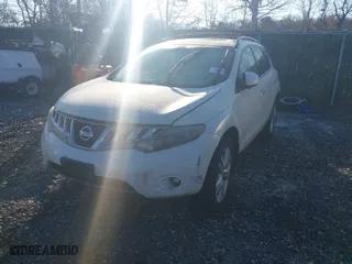 2010 Nissan Murano SL with VIN JN8AZ1MW6AW108446, listed as a IAAI auction lot 41368398 with 999,999 mi miles. Bid and sale history available at carsss.com. Image 2.