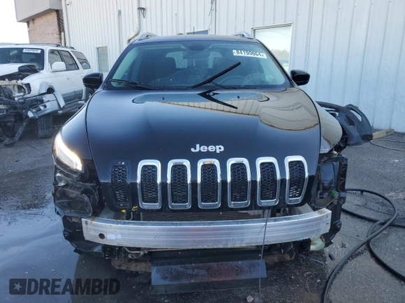 2017 Jeep Cherokee Latitude with VIN 1C4PJLCB3HD221543, listed as a Copart auction lot 84190664 with 112,626 mi miles and Salvage Title. Bid and sale history available at carsss.com. Image 5.
