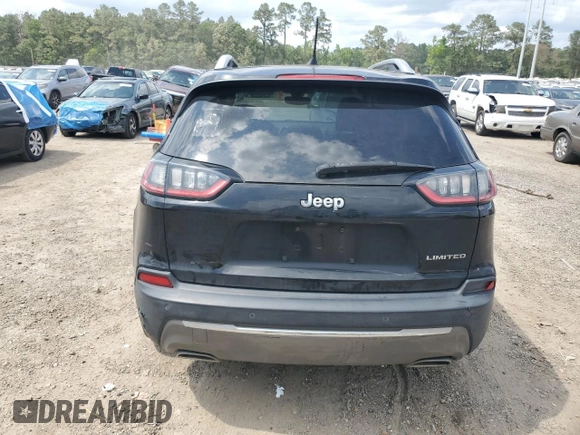 2019 Jeep Cherokee Limited with VIN 1C4PJLDX8KD313071, listed as a Copart auction lot 57780165 with 106,344 mi miles and Clean title. Bid and sale history available at DreamBid. Image 6.