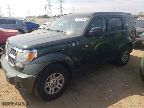 2010 Dodge Nitro SE with VIN 1D4PT2GK8AW124799, listed as a Copart auction lot 71811164 with 108,013 mi miles and Salvage Title. Bid and sale history available at carsss.com. Image 1.