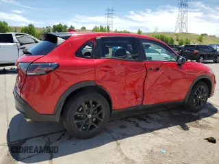 2024 Honda HR-V Sport z VIN 3CZRZ2H50RM711081, wystawiony jako Copart lot #62777205 z przebiegiem 28 643 mil mil oraz Szkoda całkowita • Salvage title. Historia ofert i sprzedaży dostępna na DreamBid. Obrazek 3.