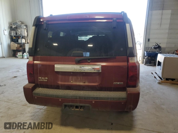 2007 Jeep Commander Limited with VIN 1J8HG582X7C553502, listed as a Copart auction lot 89201285 with 184,233 mi miles and Salvage title. Bid and sale history available at DreamBid. Image 6.
