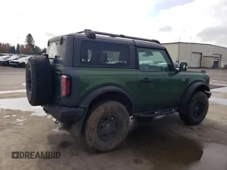 2022 Ford Bronco z VIN 1FMDE5CP2NLB82262, wystawiony jako Copart lot #52394245 z przebiegiem 27 778 mil mil oraz Szkoda całkowita • Salvage title. Historia ofert i sprzedaży dostępna na DreamBid. Obrazek 3.