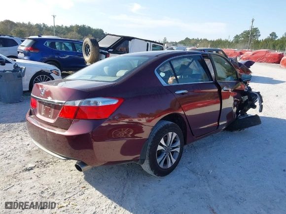 2015 Honda Accord Sedan LX with VIN 1HGCR2F35FA016134, listed as a IAAI auction lot 41745134 with 198,969 mi miles. Bid and sale history available at carsss.com. Image 4.