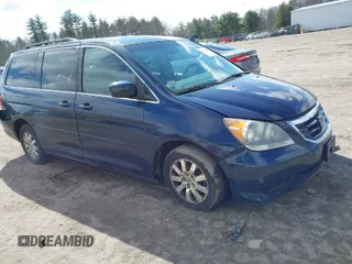 2009 Honda Odyssey EX-L with VIN 5FNRL38759B021927, listed as a IAAI auction lot 41817009 with 249,199 mi miles. Bid and sale history available at carsss.com. Image 1.