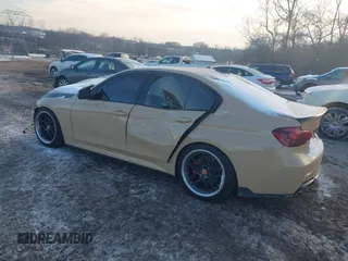 2015 BMW 3 Series 335i xDrive with VIN WBA3B9G56FNR94692, listed as a IAAI auction lot 41385912 with 97,897 mi miles and . Bid and sale history available at carsss.com. Image 3.