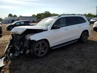 2022 Mercedes-Benz GLS with VIN 4JGFF5KE6NA604308, listed as a Copart auction lot 59585654 with 36,369 mi miles and Salvage Title. Bid and sale history available at carsss.com. Image 1.