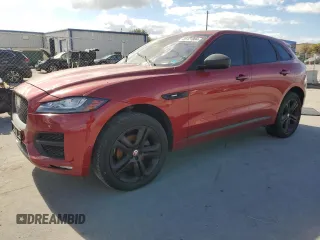 2017 Jaguar F-Pace 20d R-Sport with VIN SADCL2BN5HA086473, listed as a Copart auction lot 85121804 with 93,490 mi miles and Clean Title. Bid and sale history available at DreamBid. Image 1.