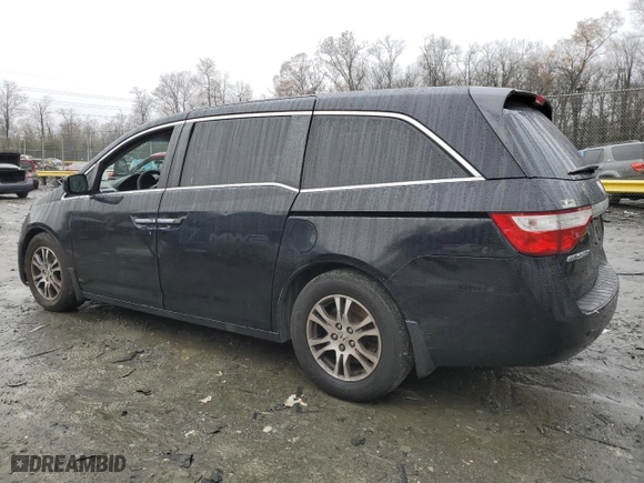 2012 Honda Odyssey EX with VIN 5FNRL5H49CB071125, listed as a Copart auction lot 84075064 with 217,955 mi miles and Clean Title. Bid and sale history available at carsss.com. Image 2.
