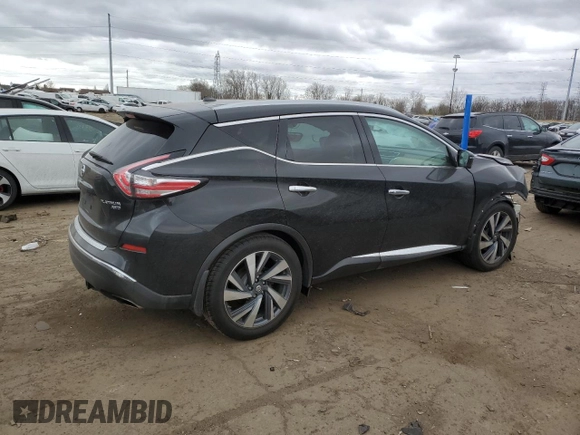 2016 Nissan Murano S with VIN 5N1AZ2MH4GN132340, listed as a Copart auction lot 53331685 with 117,967 mi miles and Clean Title. Bid and sale history available at carsss.com. Image 3.