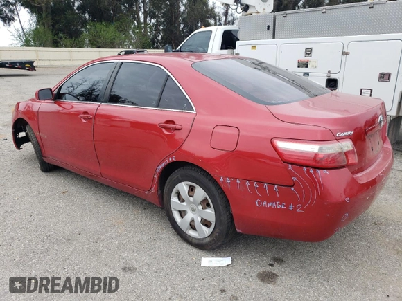 2008 Toyota Camry LE with VIN 4T4BE46K18R022928, listed as a Copart auction lot 53551745 with 176,480 mi miles and Salvage Title. Bid and sale history available at carsss.com. Image 2.