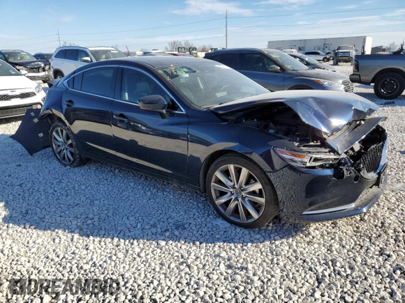 2021 Mazda 6 Carbon Edition with VIN JM1GL1WYXM1620010, listed as a Copart auction lot 89004155 with Not Provided miles and Salvage Title. Bid and sale history available at DreamBid. Image 4.