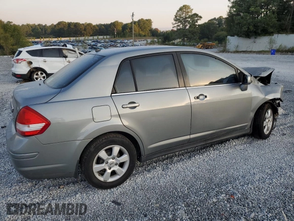 2007 Nissan Versa 1.8 SL with VIN 3N1BC11E67L420328, listed as a Copart auction lot 75806654 with 0 mi miles and Salvage Title. Bid and sale history available at carsss.com. Image 3.