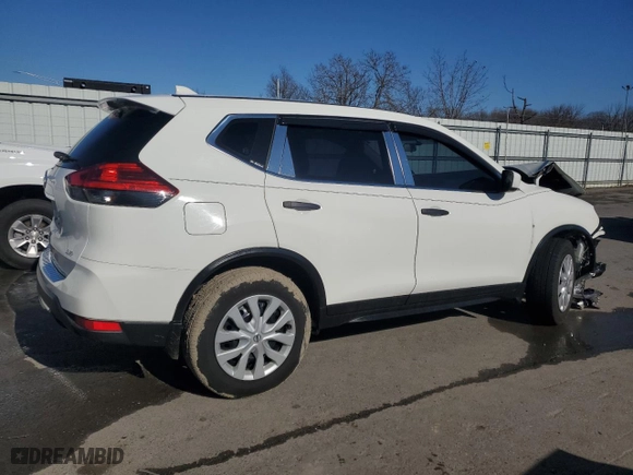 2017 Nissan Rogue S with VIN JN8AT2MV8HW014433, listed as a Copart auction lot 45301165 with 73,241 mi miles and Salvage Title. Bid and sale history available at carsss.com. Image 3.