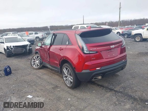 2021 Cadillac XT4 AWD Sport with VIN 1GYFZFR43MF006039, listed as a IAAI auction lot 41845105 with 19,289 mi miles and . Bid and sale history available at DreamBid. Image 3.