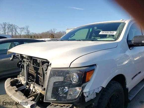 2018 Nissan Titan SV with VIN 1N6AA1E67JN519584, listed as a Copart auction lot 46506365 with 122,729 mi miles and Salvage Title. Bid and sale history available at carsss.com. Image 11.