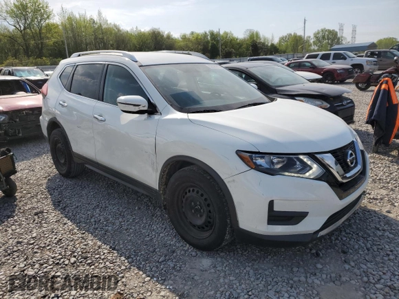 2017 Nissan Rogue S with VIN KNMAT2MT1HP501378, listed as a Copart auction lot 52595215 with 118,894 mi miles and Salvage Title. Bid and sale history available at DreamBid. Image 4.