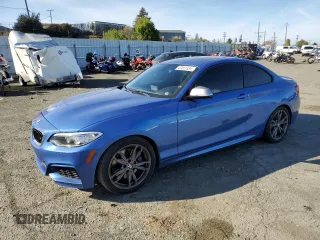 2016 BMW 2 Series M235i with VIN WBA1J7C57GV360264, listed as a Copart auction lot 47411134 with 58,176 mi miles. Bid and sale history available at carsss.com. Image 1.