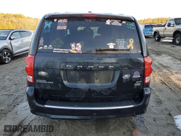 2018 Dodge Grand Caravan SXT with VIN 2C4RDGCG2JR346541, listed as a Copart auction lot 45321255 with 111,569 mi miles and Salvage Title. Bid and sale history available at DreamBid. Image 6.