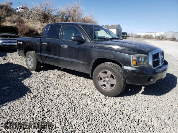2006 Dodge Dakota SLT with VIN 1D7HW48K76S632981, listed as a Copart auction lot 43036995 with 211,057 mi miles and Clean Title. Bid and sale history available at carsss.com. Image 4.