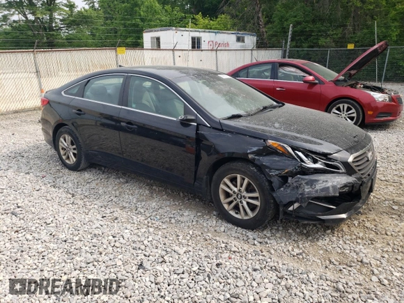 2017 Hyundai Sonata 2.4L z VIN 5NPE24AF9HH568742, wystawiony jako Copart lot #59537275 z przebiegiem 132 831 mil mil oraz Szkoda całkowita • Salvage title. Historia ofert i sprzedaży dostępna na DreamBid. Obrazek 4.