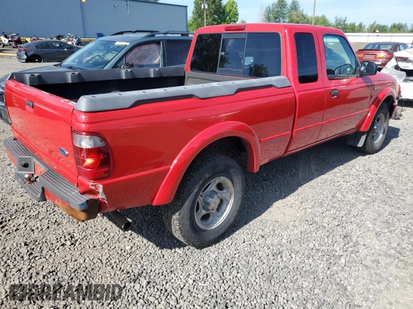 2002 Ford Ranger XL Fleet with VIN 1FTZR45E42PB26963, listed as a Copart auction lot 60301845 with 116,399 mi miles and Clean title. Bid and sale history available at DreamBid. Image 3.
