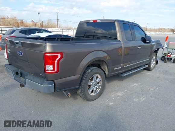 2016 Ford F-150 XL with VIN 1FTEX1C81GKE08577, listed as a IAAI auction lot 41523206 with Not Provided miles and . Bid and sale history available at carsss.com. Image 4.