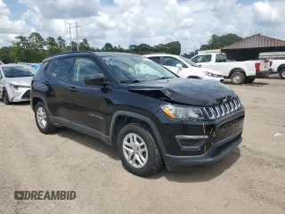 2018 Jeep Compass Sport z VIN 3C4NJCAB8JT255066, wystawiony jako Copart lot #65159805 z przebiegiem 125 125 mil mil oraz Szkoda całkowita • Salvage title. Historia ofert i sprzedaży dostępna na DreamBid. Obrazek 4.
