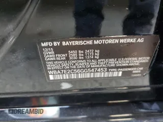 2016 BMW 7 Series 740i with VIN WBA7E2C56GG547453, listed as a Copart auction lot 67875632 with 92,588 mi miles. Bid and sale history available at carsss.com. Image 12.