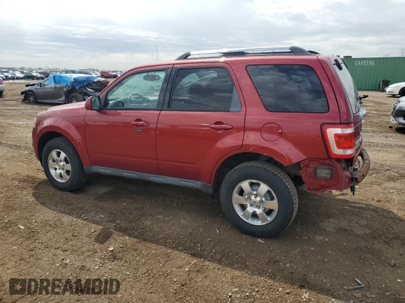 2012 Ford Escape Limited with VIN 1FMCU0E7XCKC23965, listed as a Copart auction lot 53800985 with 85,945 mi miles and Salvage Title. Bid and sale history available at DreamBid. Image 2.