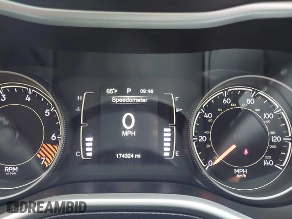 2014 Jeep Cherokee Latitude with VIN 1C4PJLCB4EW175236, listed as a IAAI auction lot 40788919 with 174,324 mi miles and . Bid and sale history available at DreamBid. Image 7.