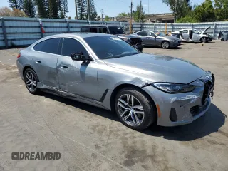 2024 BMW 4 Series 430i with VIN WBA63AV00RFR54092, listed as a Copart auction lot 53495545 with 32,212 mi miles and Salvage title. Bid and sale history available at DreamBid. Image 4.