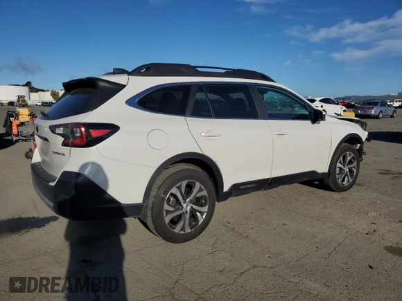 2022 Subaru Outback Limited with VIN 4S4BTANC1N3171575, listed as a Copart auction lot 48205525 with 42,445 mi miles and Salvage Title. Bid and sale history available at DreamBid. Image 3.